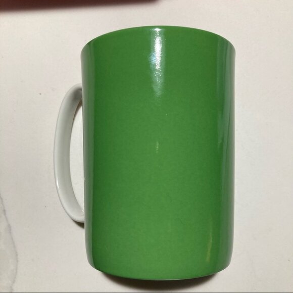 KATE SPADE “Live Colorfully” Green and White Mug New In Box  NWT - Picture 6 of 9